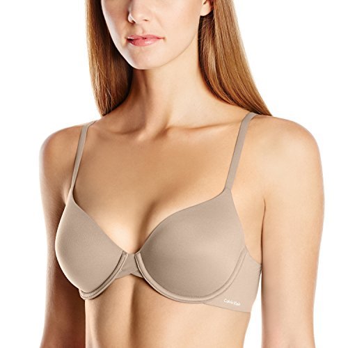 Calvin Klein Women's Perfectly Fit Lightly Lined Memory Touch T-Shirt Bra,  Bare, 34C - Max Her is an online women Apparel and Fashion Blog